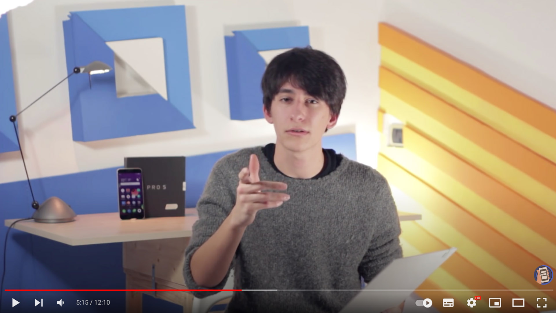 Screenshot from my YouTube videos